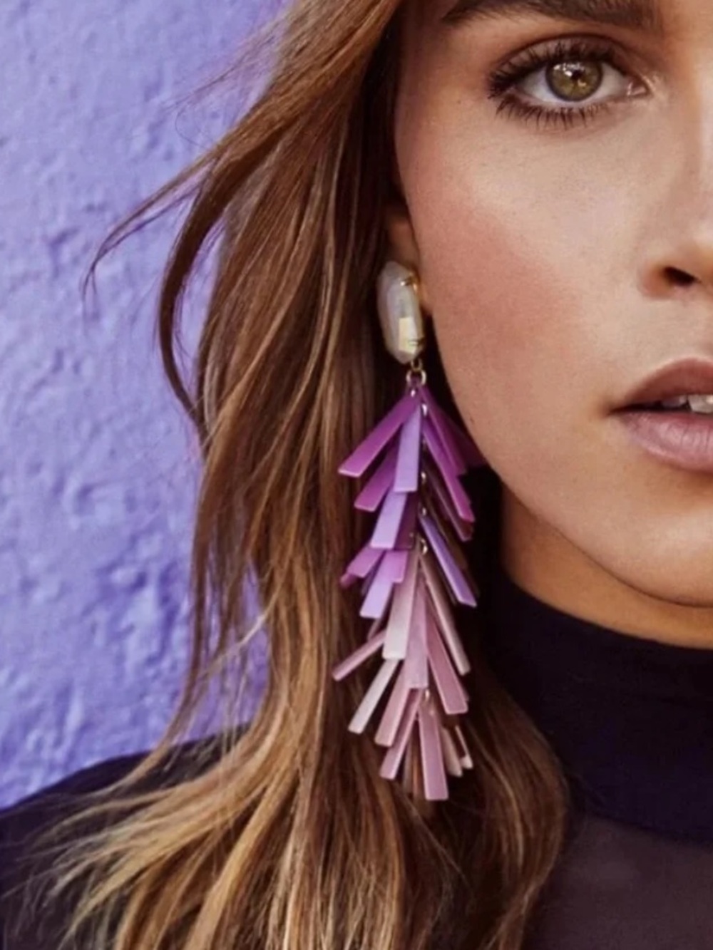 Kendra Scott Justyne Ombré Shell Statement Earrings